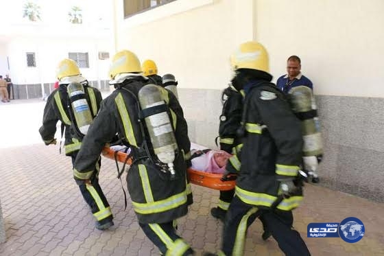 “مدني مكة” ينفذ فرضية إخلاء بمصنع “كسوة الكعبة”