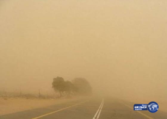 موجة غبار تضرب المدينة المنورة‎