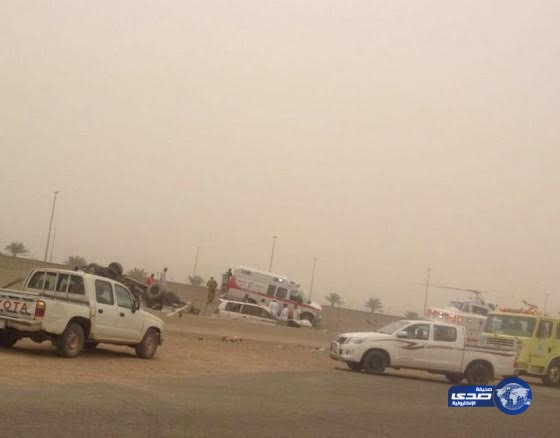 إصابة 7 أشخاص جراء حادث مروري بالمدينة المنورة‎