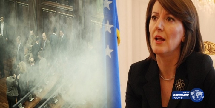 هجوم بقنبلة حارقة على مكتب رئيسة كوسوفو