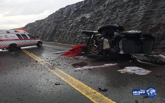 وفاة وإصابة 14 شخص جراء حوادث الأمطار بالمدينة المنورة