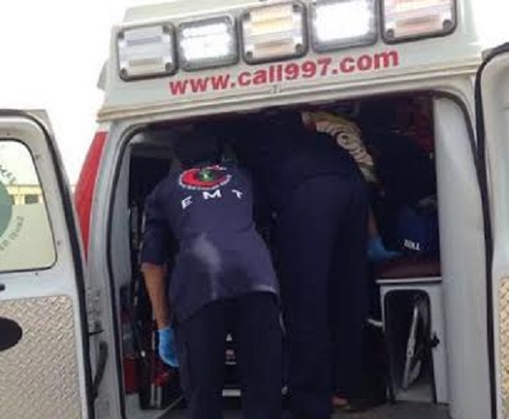 إصابة 3 شبان اثر حادث مروري بالمخواة