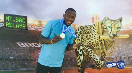 لاعب الأنصار أبكر يحطم الرقم السعودي ويتأهل لأولمبياد ريو 2016م