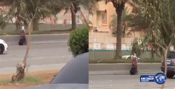 بالفيديو: في الرياض.. خادمة تهرب من “جحيم كفيلها”