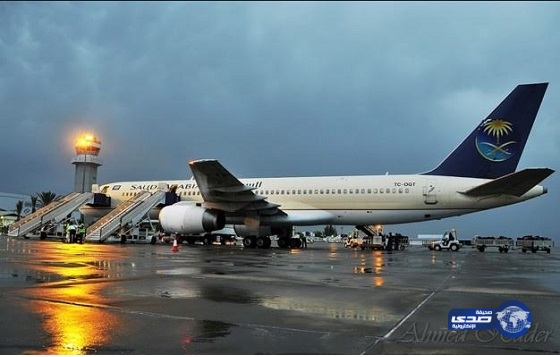 هبوط اضطراري لطائرة الخطوط السعودية في مطار أبها