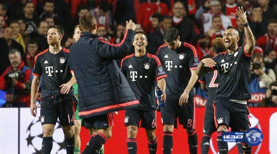 بايرن ميونخ يتأهل لنصف نهائي الأبطال بتعادله مع بنفيكا