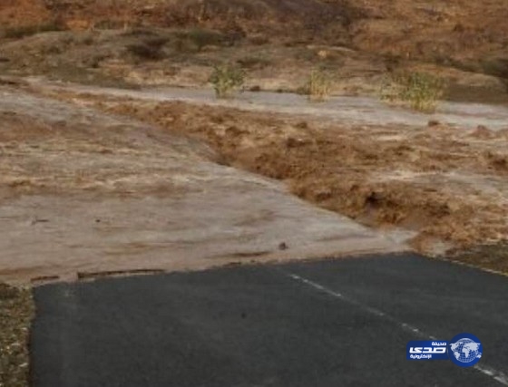 جريان وادي هرجاب يتسبب بعزل عدد من القرى‎