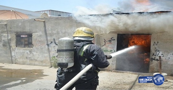 “مدني جدة” يحتوي حريقاً اندلع داخل سكن عمال وورش نجارة