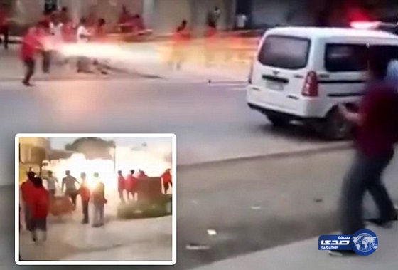 بالفيديو..في الصين .. حفل زفاف يتحول لـ “معركة ” بقاذفات لهب وقنابل نارية