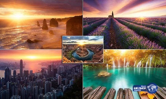 بالصور: مصور يقضي 3 سنوات في إلتقاط صور لشروق وغروب الشمس