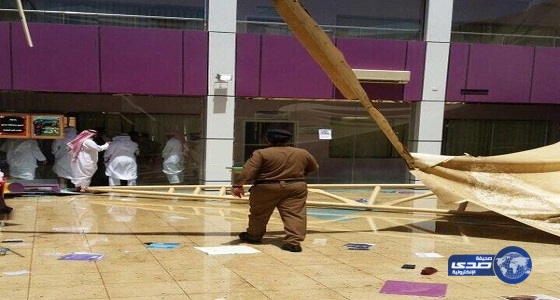 التعليم: المقاول هو المسؤول عن سقوط مظلة ثانوية الريش