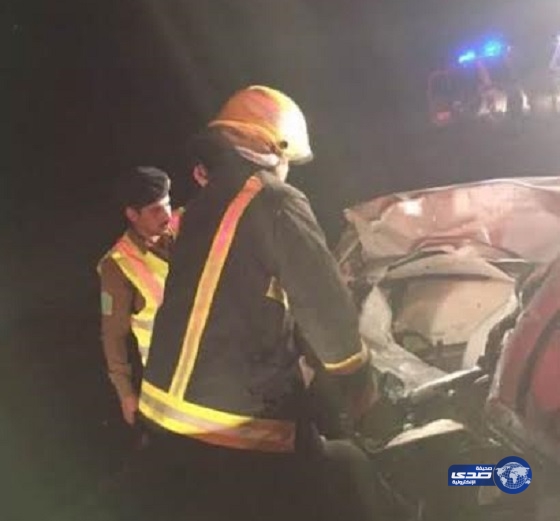 وفاة شاب في حادث تصادم على طريق “بيشه الرياض”
