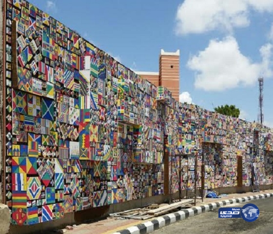 7 آلاف قطعة فنية تشكل جدارية بينالي عسير الدولي