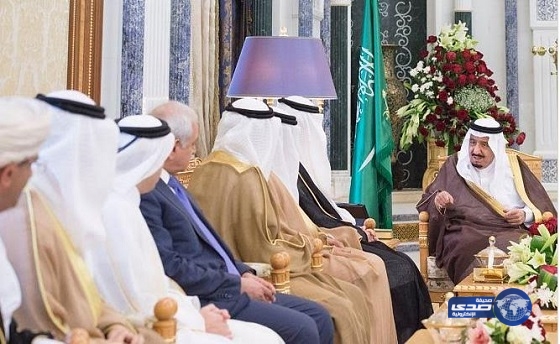 خادم الحرمين يستقبل وزير التعليم ووزراء التعليم العالي الخليجيين