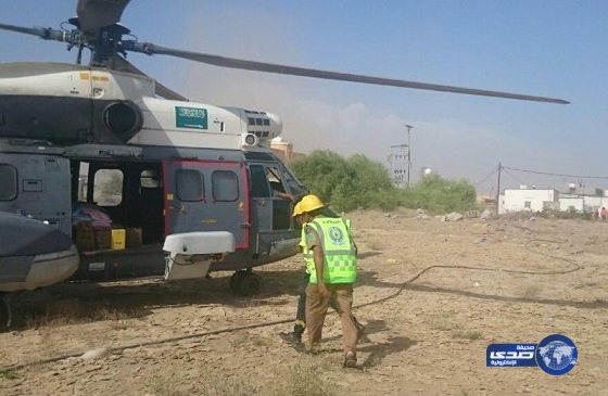 بالصور.. مدني جازان يقدم دعم “جوي” لمتضرري السيول بالمحافظة
