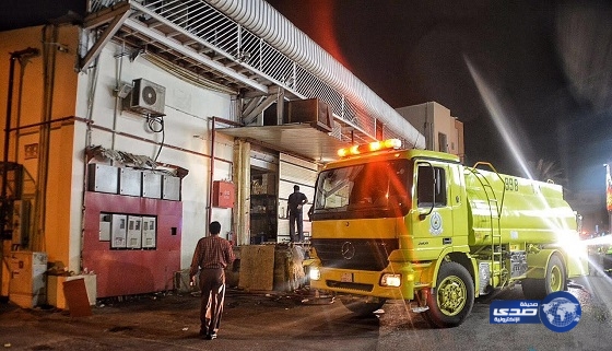 إحتواء حريق اندلع في مجمع تجاري بـ”حائل”
