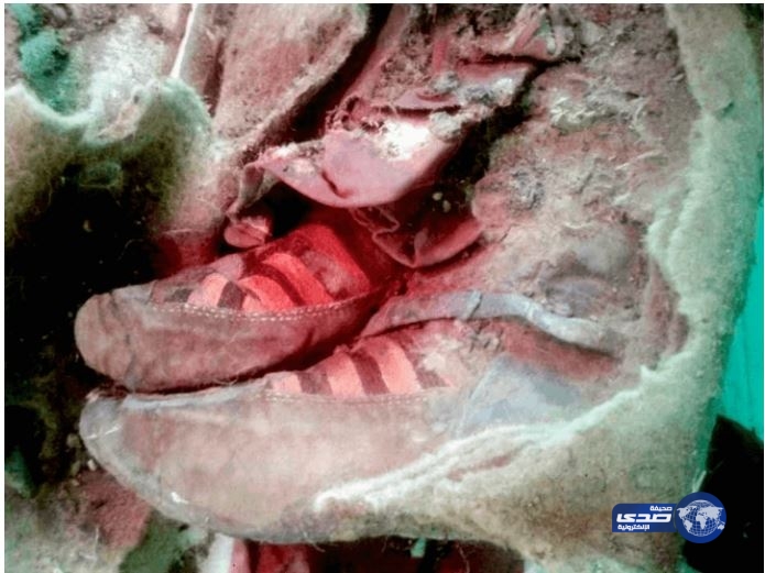 العثور على مومياء ترتدي حذاء أديداس