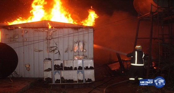 “مدني الجوف” يحتوي حريقاً اندلع في سكن عمال