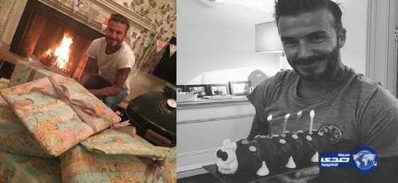 ديفيد بيكهام يحتفل بعيد ميلاده..