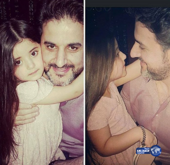 ملحم زين وابنته..