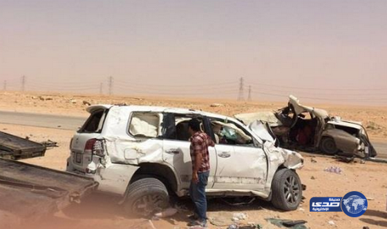 بالصور: لحظة وقوع حادث مروري مروع بالأحساء
