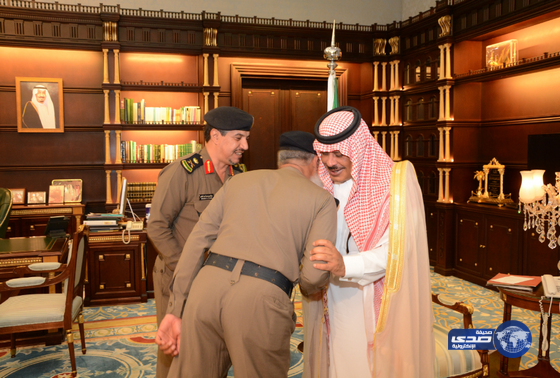 أمير الباحه يستقبل مدير الدفاع المدني (صور)