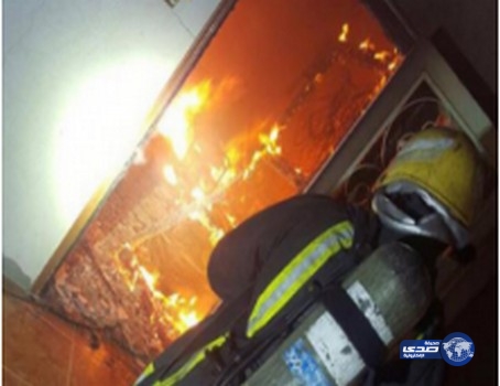 وفاة مسنَّة وإصابة 7 في حريق منزل بالجبيل