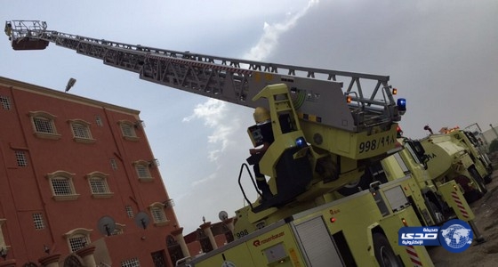 بالصور: اصابة فتاتين باختناق بحريق شقه في خميس مشيط‎