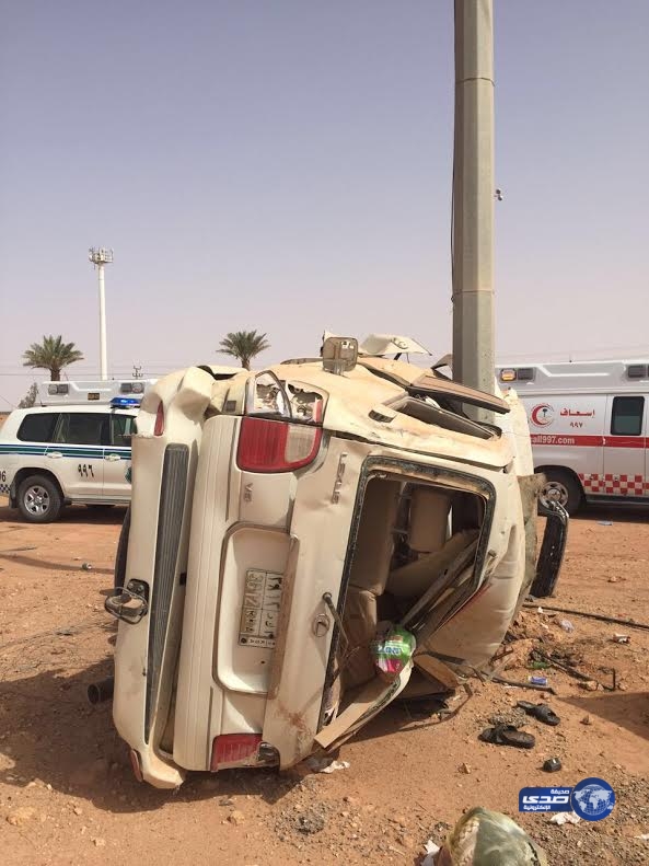 بالصور..حادث مروري يخلف 7 اصابات مختلفة على طريق مكة