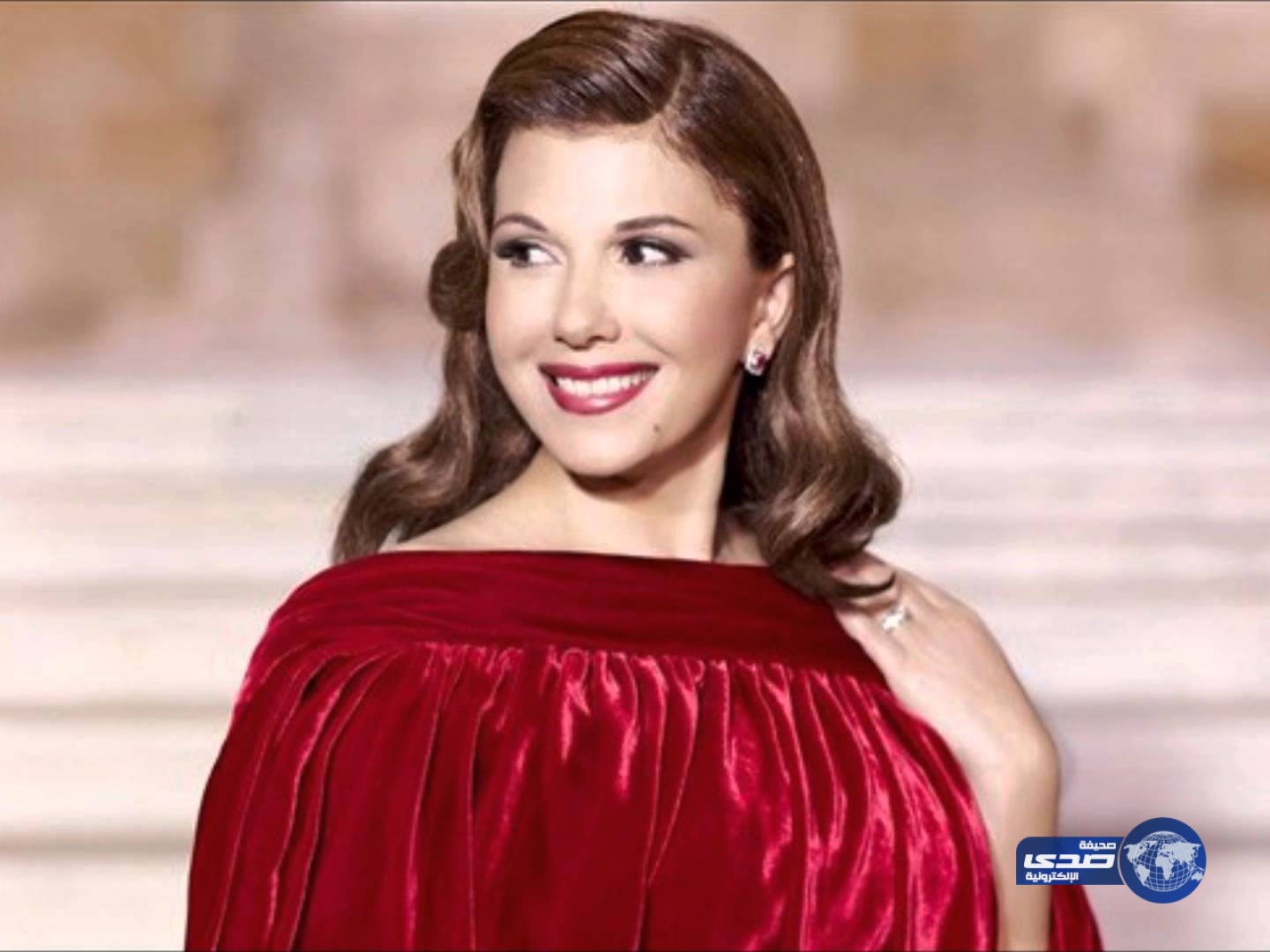 بالصور.. استقبال حافل للفنانة ماجدة الرومي بمطار القاهرة