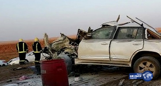وفاة وإصابة 4 أطفال ووالدهما جراء حادث مروري في جازان