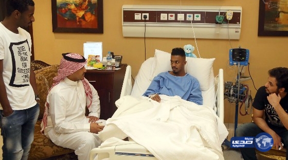 نجوم النصر يزورون غالب