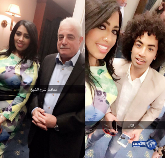 الاعلاميه روزانا اليامي مع خالد فوده وراكان في شرم الشيخ..