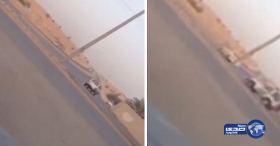 بالفيديو : مفحط يستعرض بسيارته فيفاجأ بدورية مرور أمامه