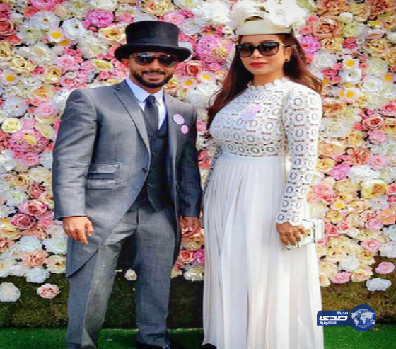 لجين عمران و المخرج محمد حارب في مهرجان رويال اسكوت..