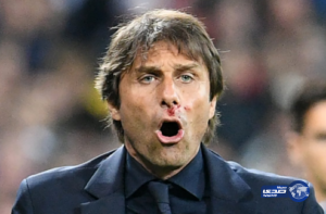 فيديو: كونتي كاد يكسر أنفه في إحتفال جنوني بهدف إيطاليا الأول!