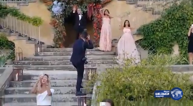 بالفيديو.. عروس لبنانية تطير في الهواء!!