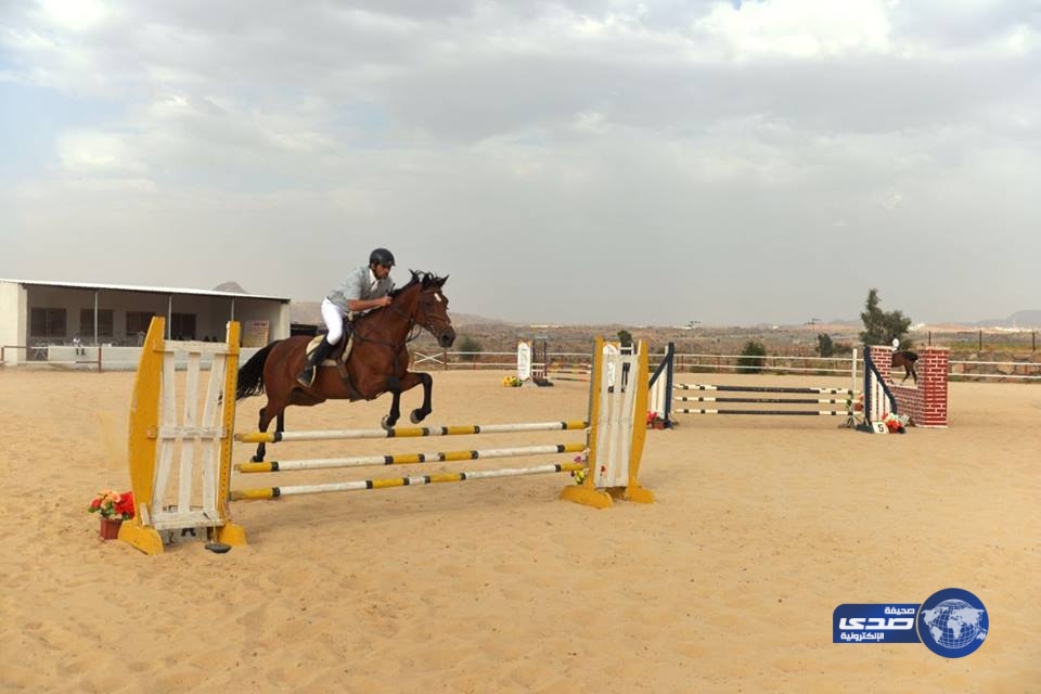 بالصور .. ضمن فعاليات مهرجان أبها يجمعنا خيري يفوز بأول أشواط مهرجان الفروسية  على كأس أمير منطقة عسير