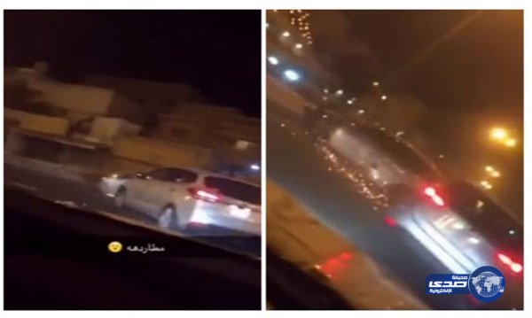 بالفيديو .. مواطنون يطاردون شاب حاول خطف فتاة في القطيف
