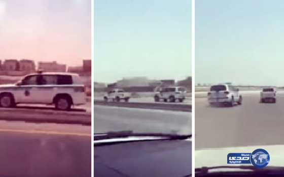 بالفيديو ..تفاصيل حادث انقلاب دورية أثناء مطاردة مطلوبين