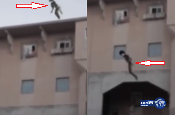 بالفيديو.. لحظة انتحار فتاة مغربية من أعلى بناية بمدينة مراكش