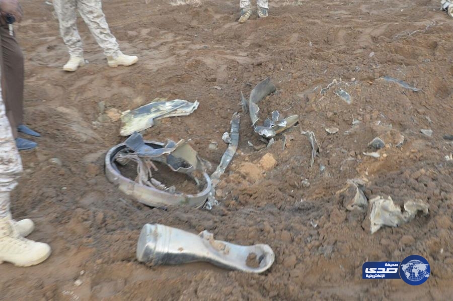 بالصور.. القوات السعودية تدمر صاروخا &#8220;أرض أرض&#8221; أطلق من اليمن باتجاه جازان