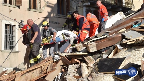 ارتفاع ضحايا زلزال إيطاليا إلى 120 قتيلاً