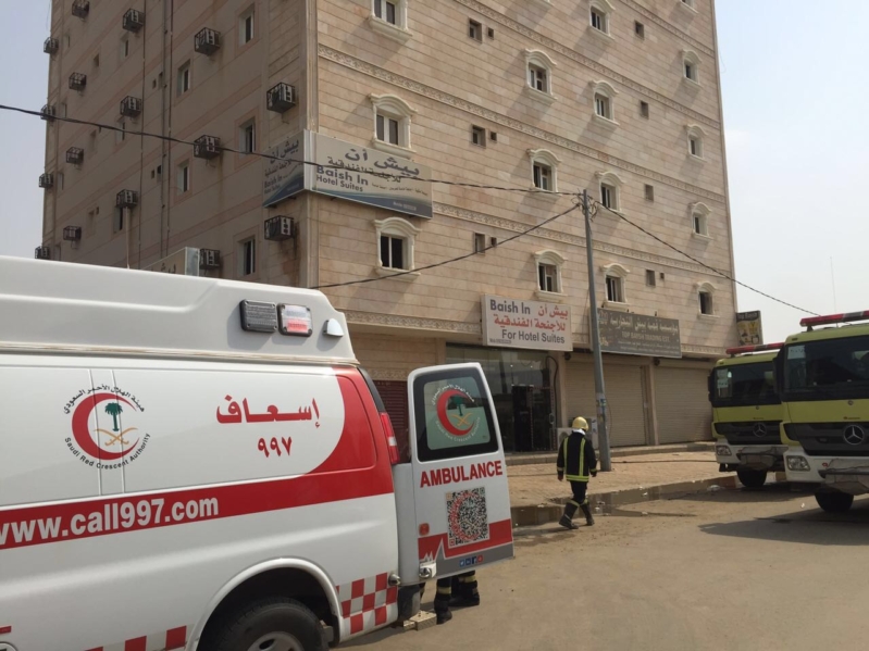 إندلاع حريق بأحد فنادق بيش