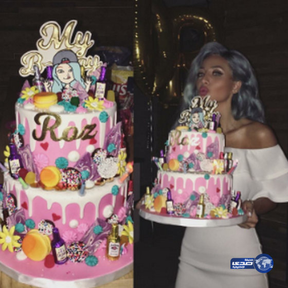 المودل روز في حفل عيد ميلادها…