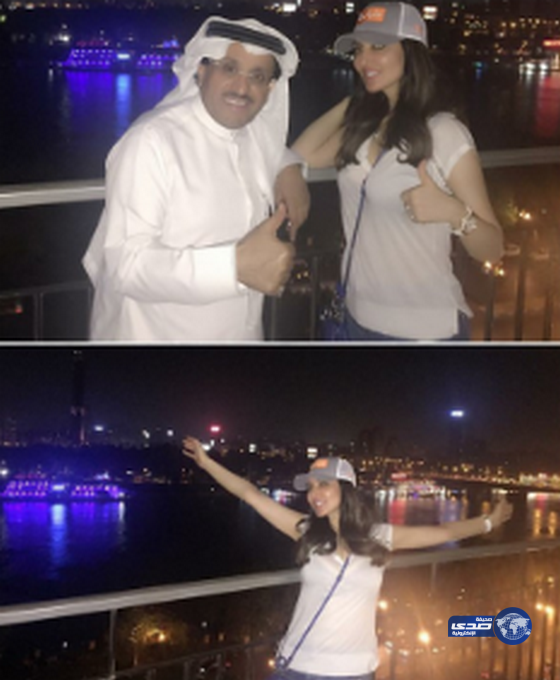 عبدالله العامر و ميساء مغربي في القاهره