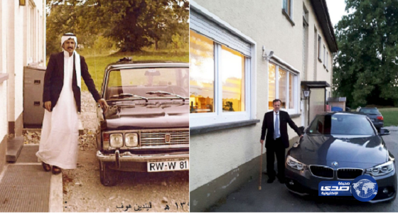 مواطن ينشر صورتين له فى ألمانيا فى ذات المكان الفرق بينهما 42 عاما .. ويثير إعجاب رواد تويتر