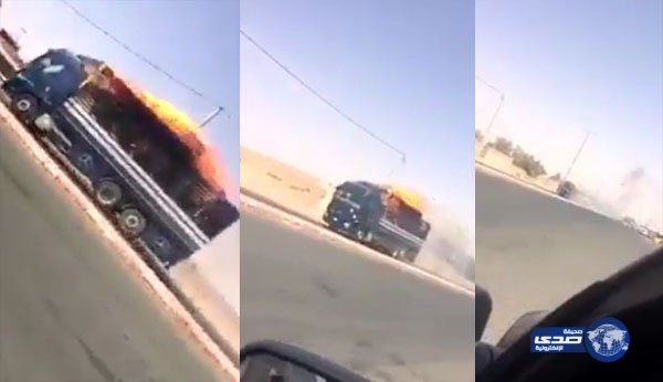“العنزي منقذ محافظة الشملي من كارثة الشاحنة المشتعلة” يروي أصعب لحظات مر بها