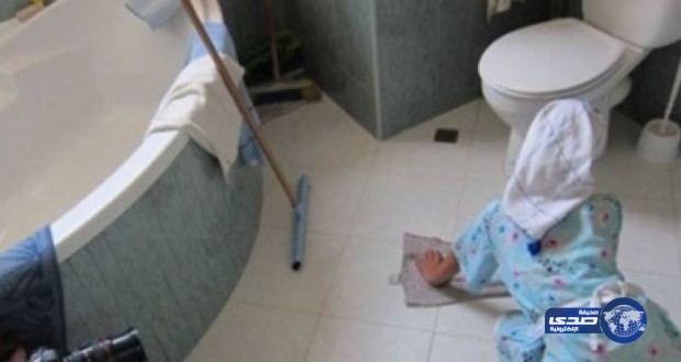 مواطنة سعودية لاحظت ان عاملتها المنزلية تتأخر في الحمام فراقبتها وكانت المفاجأة صادمة !!