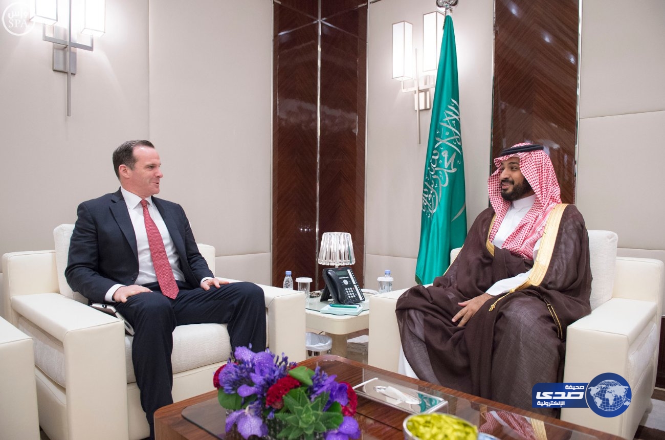 ولي ولي العهد  يجتمع مع مبعوث الرئيس الأمريكي يبحثان مكافحة “داعش”